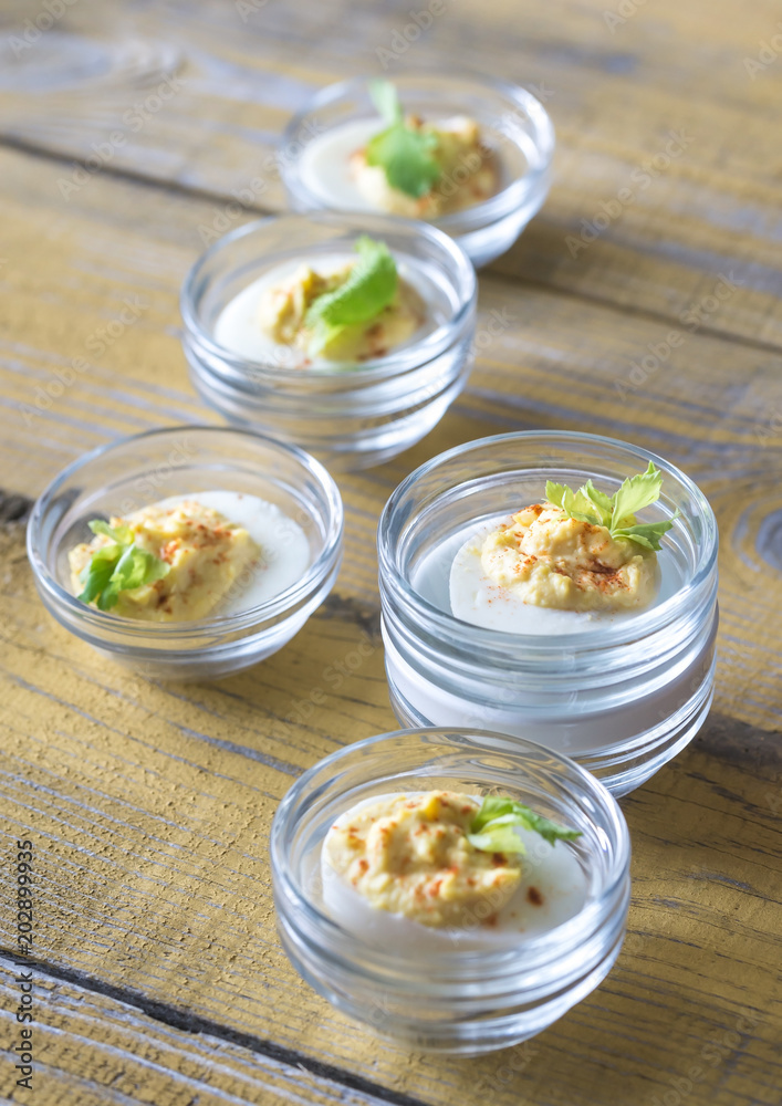 Spicy deviled eggs Spicy deviled eggs