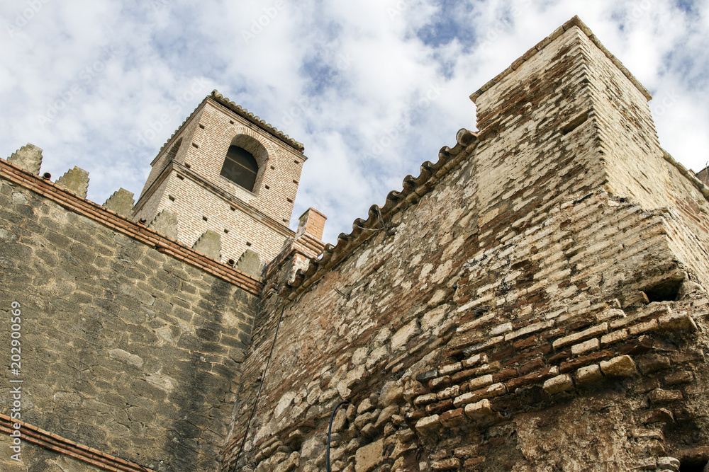 Castle Walls in Álora Spain