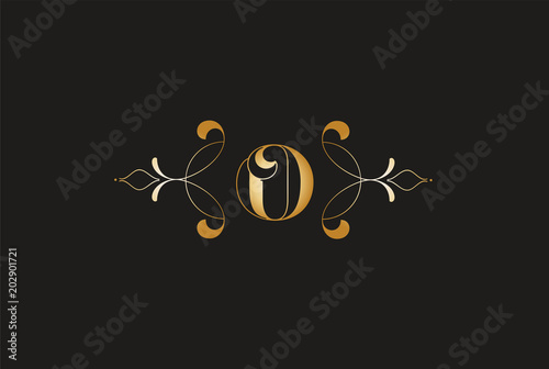 Elegant Letter Z  Golden Design.Creative Monogram Logo