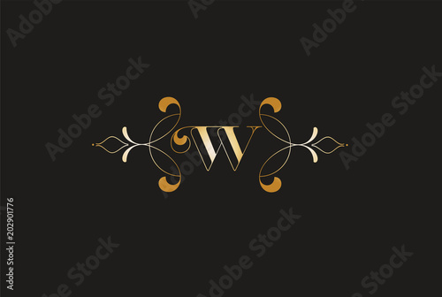 Elegant Letter Z  Golden Design.Creative Monogram Logo