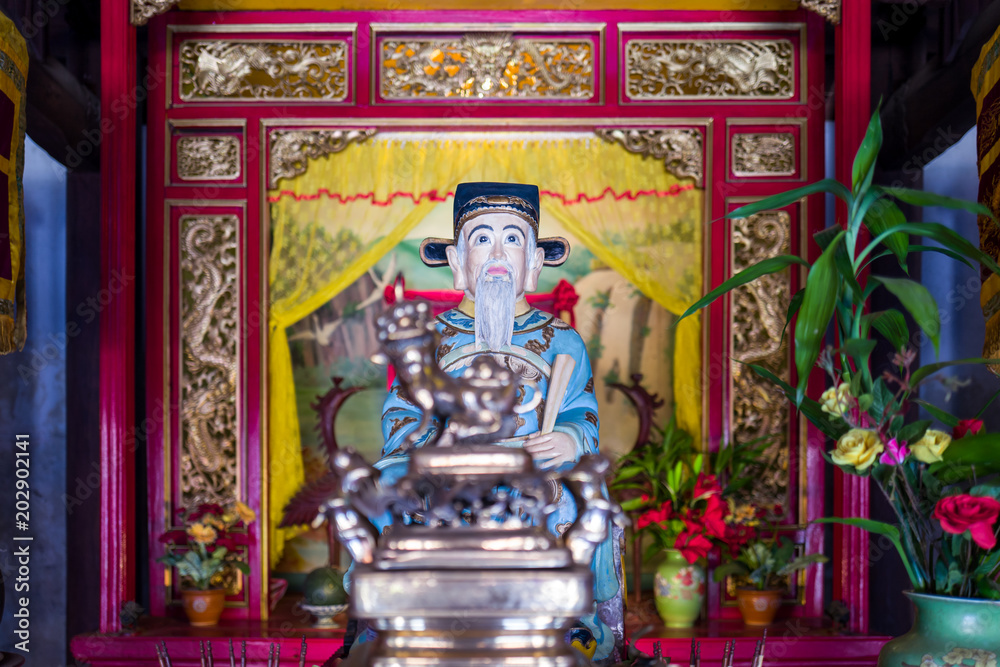 Fototapeta premium A temple in Hoi An, Vietnam.