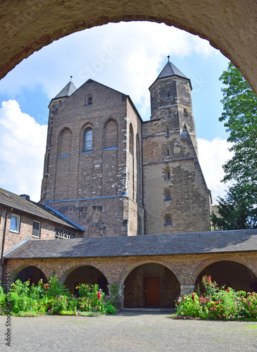 Romanesque Church of Our Lady of Capitoline. 11th century. Cologne, Germany, August 2017.