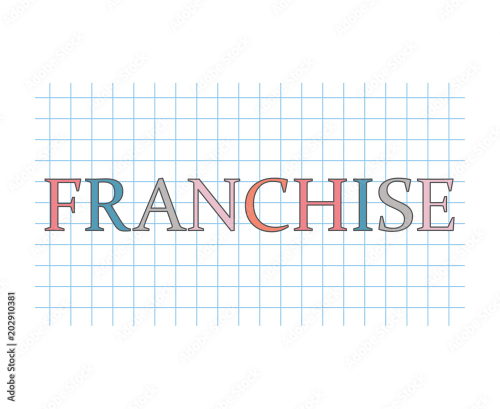 franchise concept- vector illustration