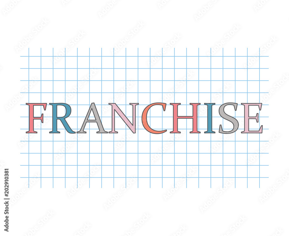 franchise concept- vector illustration franchise concept- vector illustration
