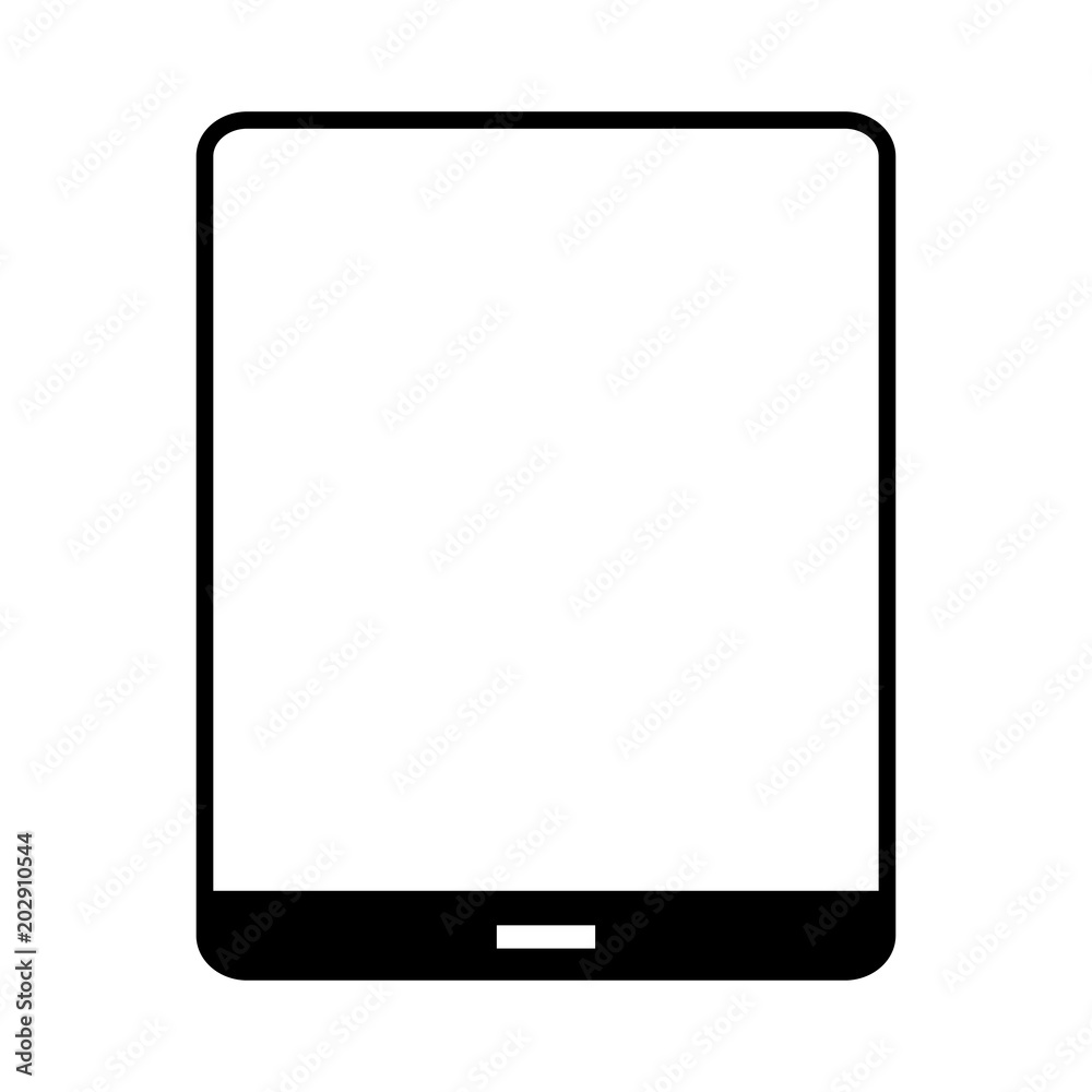 Tablet glyph icon Tablet glyph icon