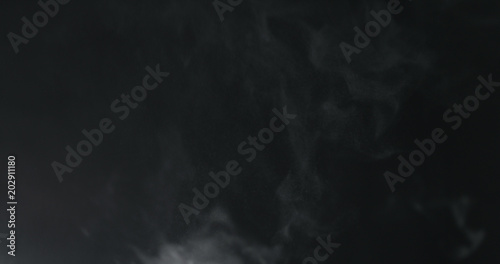 Fototapeta Naklejka Na Ścianę i Meble -  vapor steam rising over black background