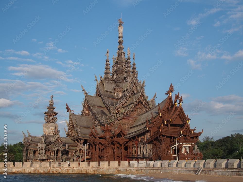 Sanctuary of Truth (wooden temple), Pattaya, Thailand