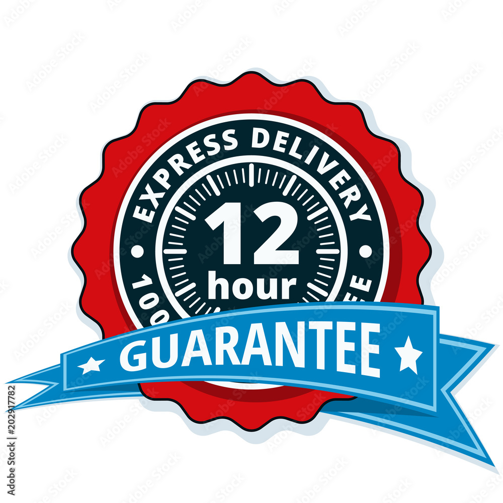 12 Hour Express Delivery illustration 12 Hour Express Delivery illustration