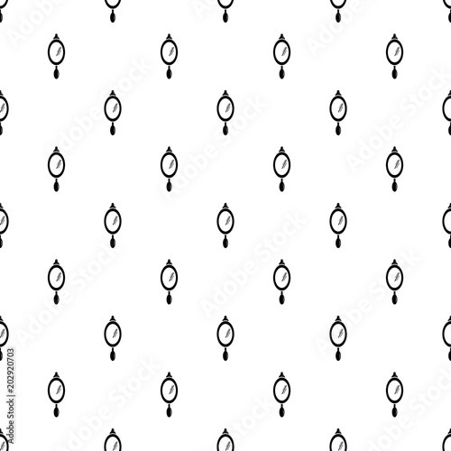 Hand mirror pattern vector seamless repeating for any web design