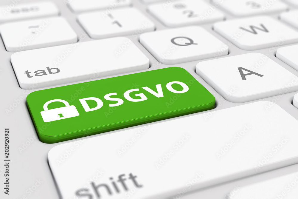 Computer Tastatur - DSGVO - Datenschutz Grundverordnung - EU Computer Tastatur - DSGVO - Datenschutz Grundverordnung - EU