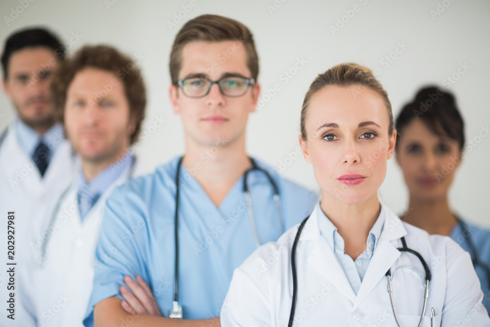 Portrait of confident medical team Portrait of confident medical team