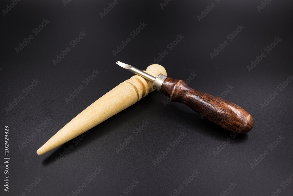 Leather crafting tool - Edge Beveler Skiving and Stitching Grooving Tools