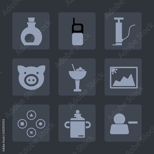 Premium set of fill icons. Such as milk, delete, healthy, sign, picture, computer, white, bottle, mobile, play, drink, glass, image, cell, communication, fun, frame, pump, account, bar, phone, game