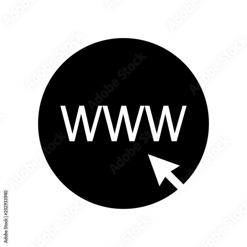 website icon, internet icon, go to web or internet icon