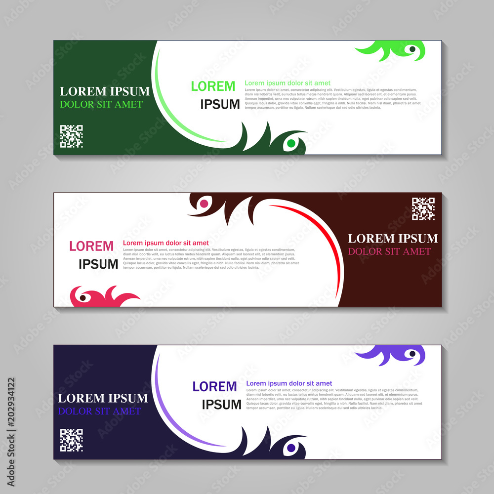 Vector abstract design web banner template. Web Design Elements - Header Design. Vector abstract design web banner template. Web Design Elements - Header Design.