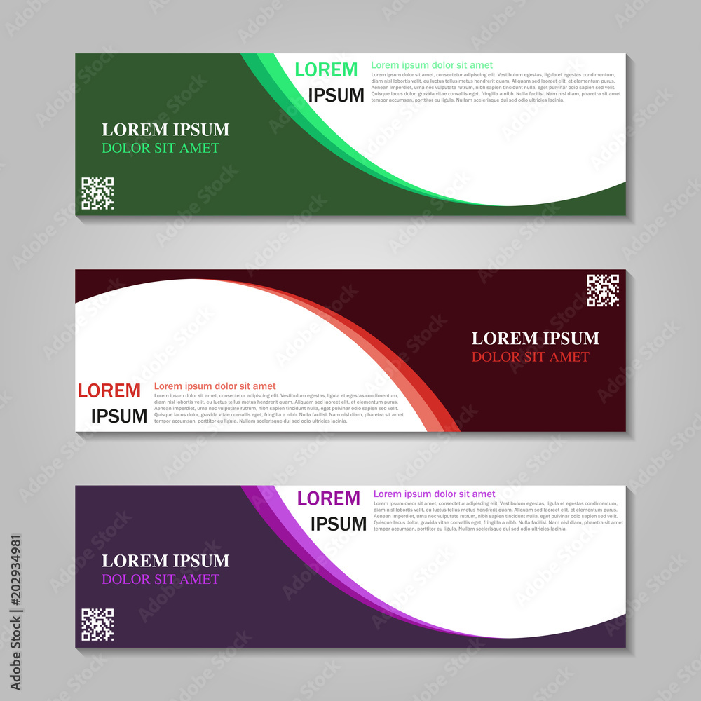 Vector abstract design web banner template. Web Design Elements - Header Design. Vector abstract design web banner template. Web Design Elements - Header Design.