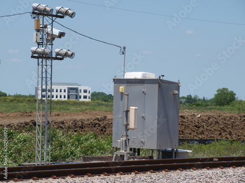 Obraz na płótnie Rail Car Locator
