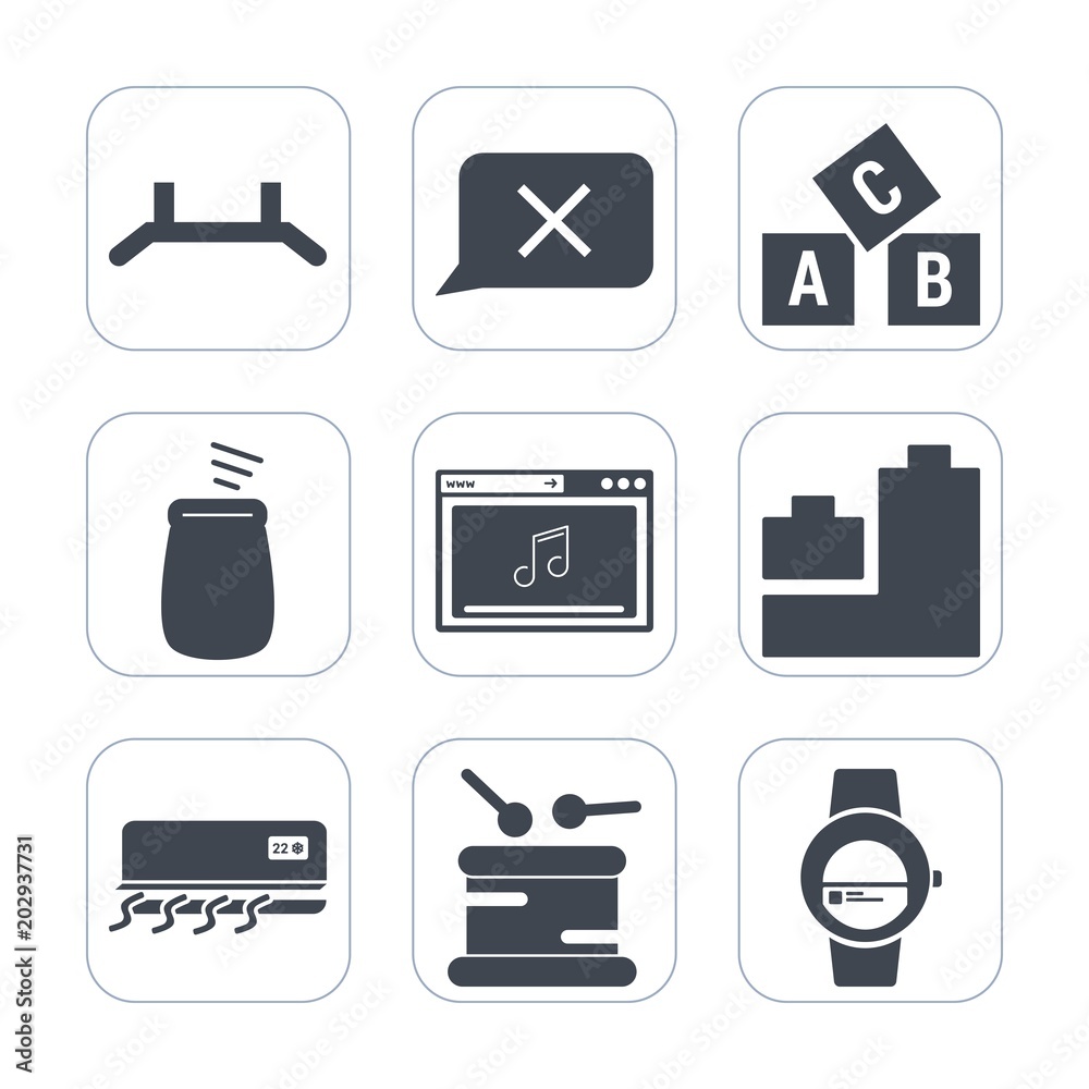 Premium fill icons set on white background . Such as internet, concert, background, sound, alphabet, abc, instrument, toy, reading, rollup, up, ball, education, musical, media, teddy, conditioner, car Premium fill icons set on white background . Such as internet, concert, background, sound, alphabet, abc, instrument, toy, reading, rollup, up, ball, education, musical, media, teddy, conditioner, car