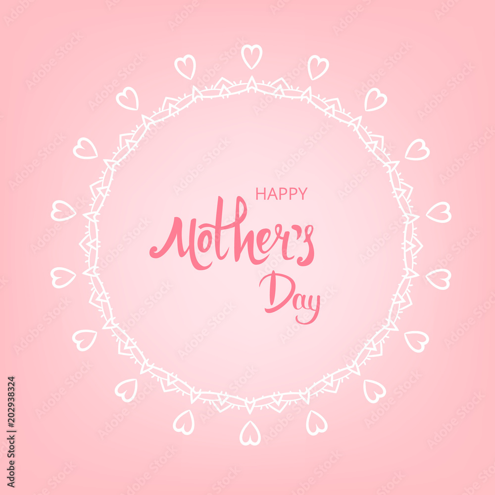 Happy Mother's Day. Vector Illustration. Happy Mother's Day. Vector Illustration.