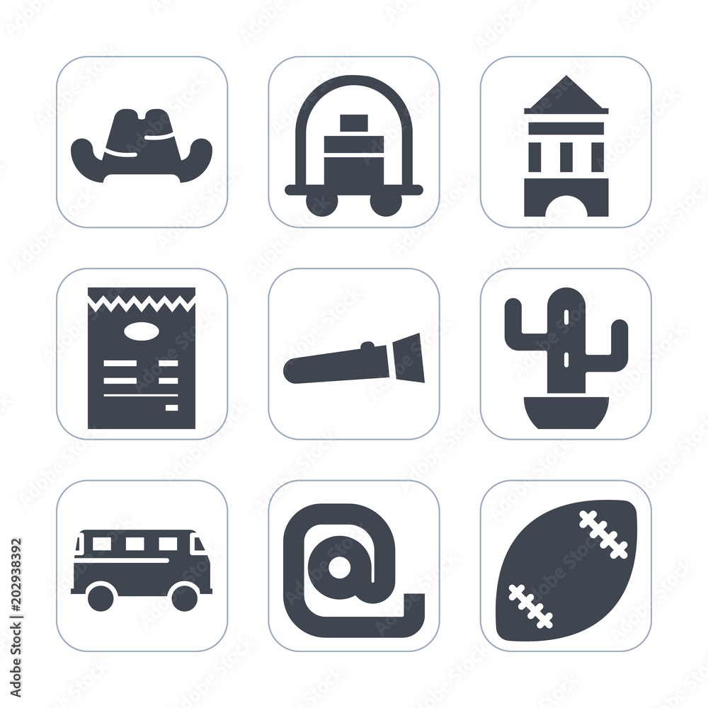 Premium fill icons set on white background . Such as desert, stadium, game, white, nature, cap, hat, communication, service, transportation, torch, american, trolley, envelope, plant, transport, style Premium fill icons set on white background . Such as desert, stadium, game, white, nature, cap, hat, communication, service, transportation, torch, american, trolley, envelope, plant, transport, style