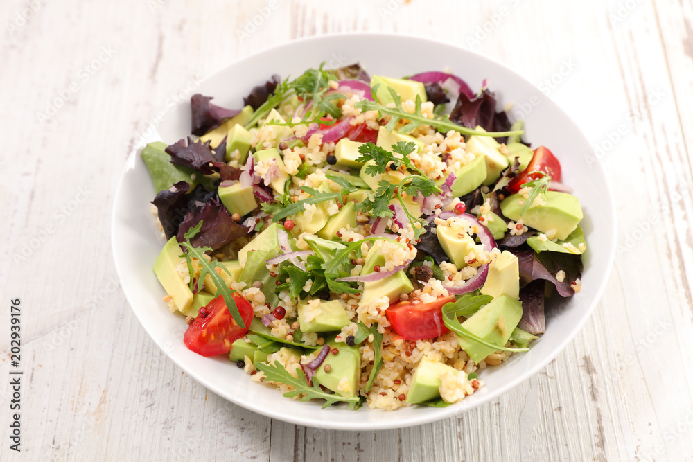 quinoa salad with tomato and avocado quinoa salad with tomato and avocado
