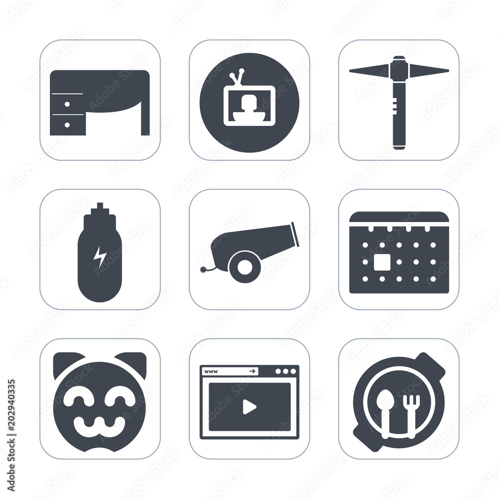 Premium fill icons set on white background . Such as space, child, cannon, cat, business, white, television, online, eating, food, asian, day, kid, media, screen, animal, nutrition, technology, desk Premium fill icons set on white background . Such as space, child, cannon, cat, business, white, television, online, eating, food, asian, day, kid, media, screen, animal, nutrition, technology, desk