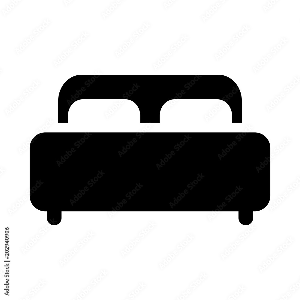 Double bed icon Double bed icon