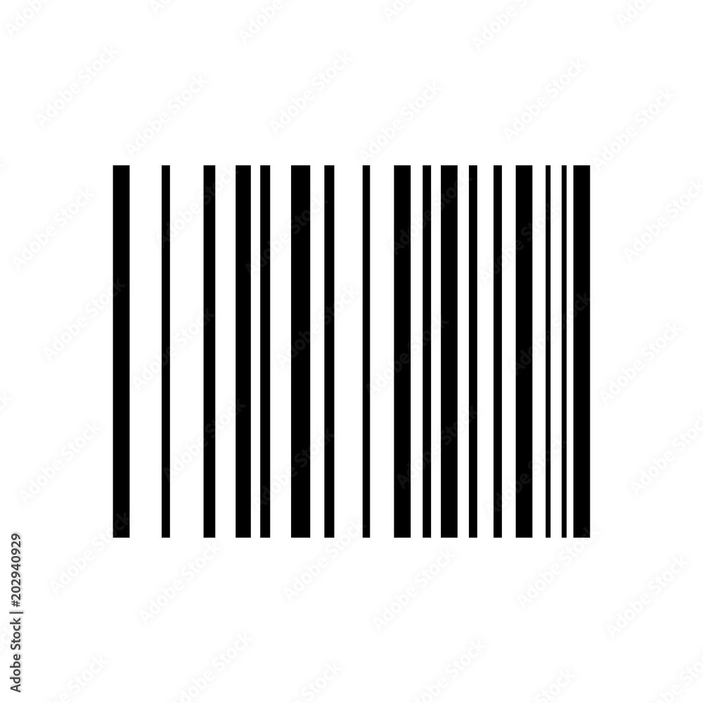 Barcode icon (flat design) Barcode icon (flat design)