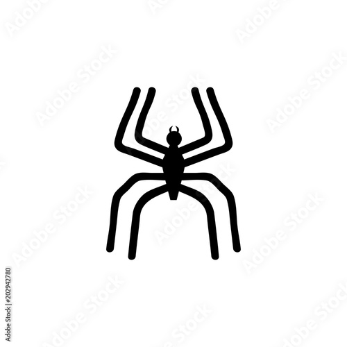 Spider icon, vector illustration design. Halloween collection.