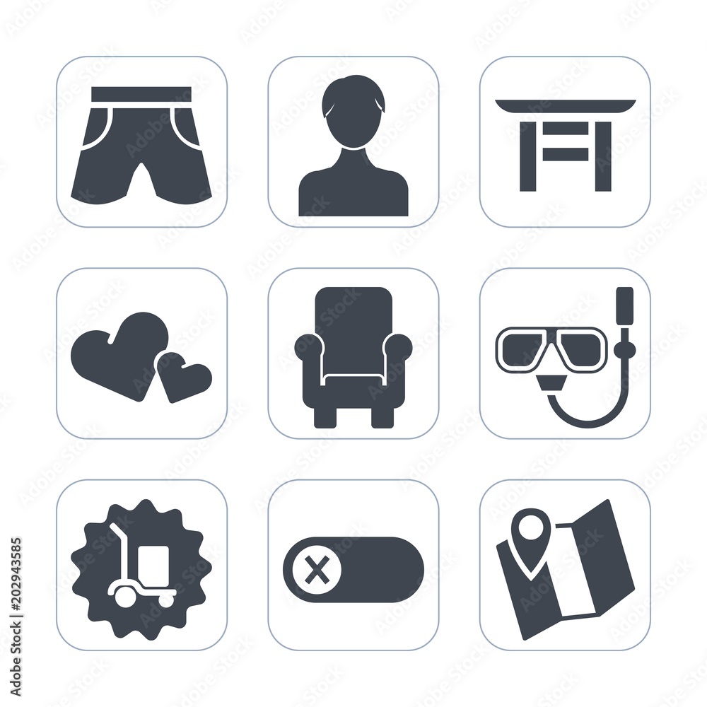 Premium fill icons set on white background . Such as cargo, romance, account, sea, short, sign, water, turn, travel, japanese, mask, white, web, off, snorkel, love, warehouse, asia, internet, location Premium fill icons set on white background . Such as cargo, romance, account, sea, short, sign, water, turn, travel, japanese, mask, white, web, off, snorkel, love, warehouse, asia, internet, location