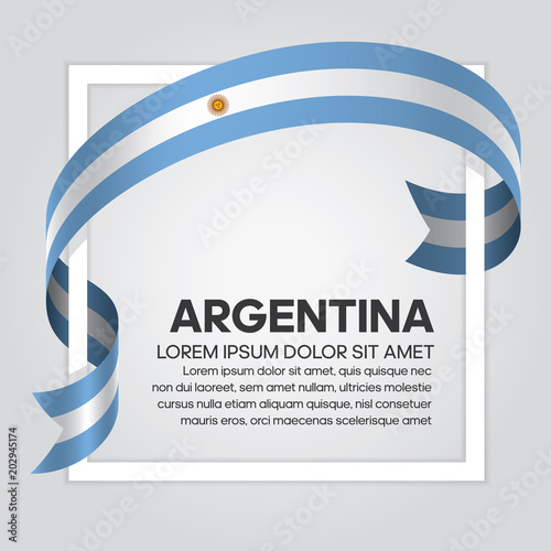 Argentina flag background