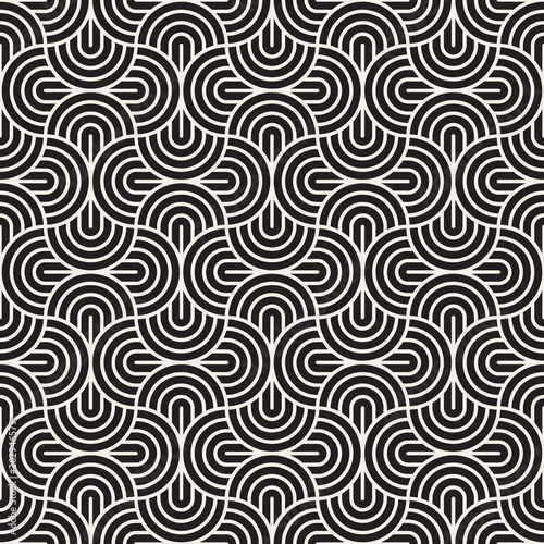 Vector seamless pattern. Modern stylish abstract texture. Repeating geometric tiles © Samolevsky