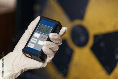 Measurements of radiation. photo