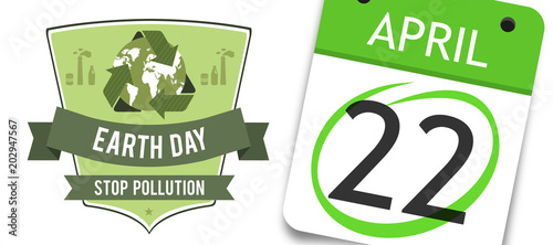 april 22nd against earth day graphic