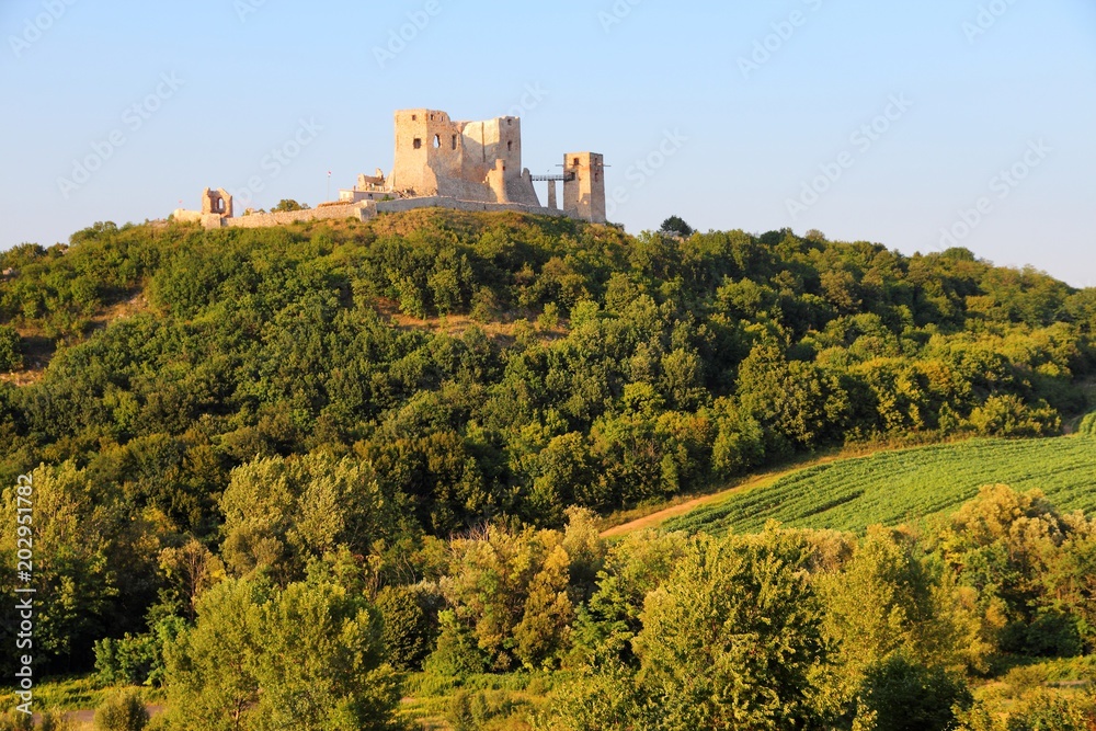 Castle ruin in Hungary