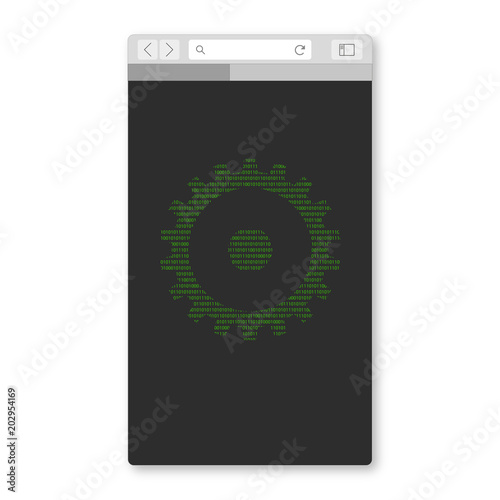 Mobil Browser - Zahnrad - anpassen