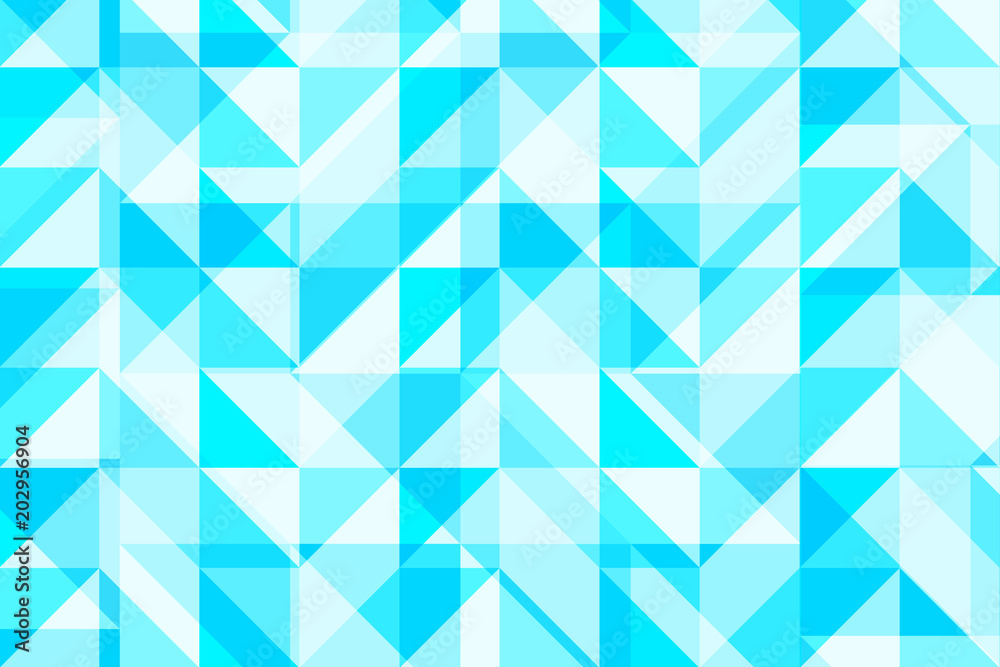 Fototapeta premium Niebieski wzór geometryczny streszczenie tło wektor wzór.