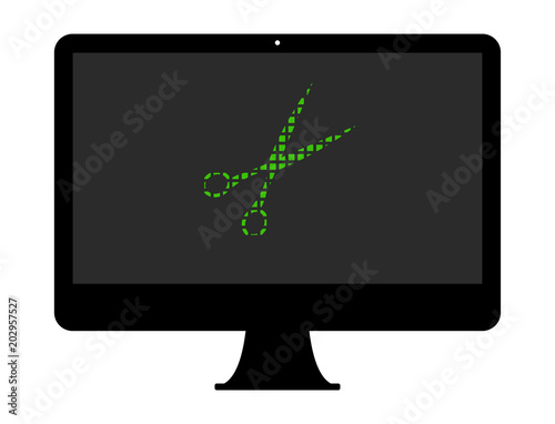 Pixel Icon PC - Schere