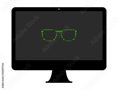 Pixel Icon PC - Brille