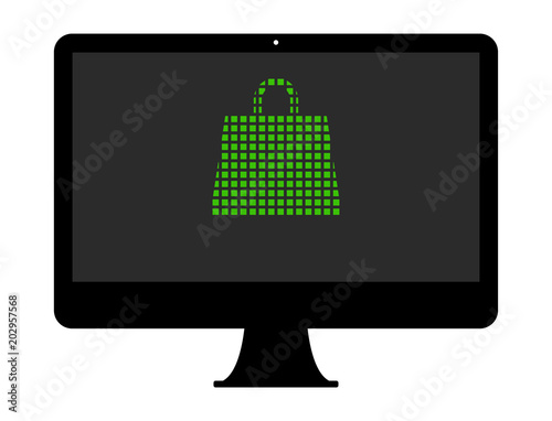 Pixel Icon PC - Handtasche