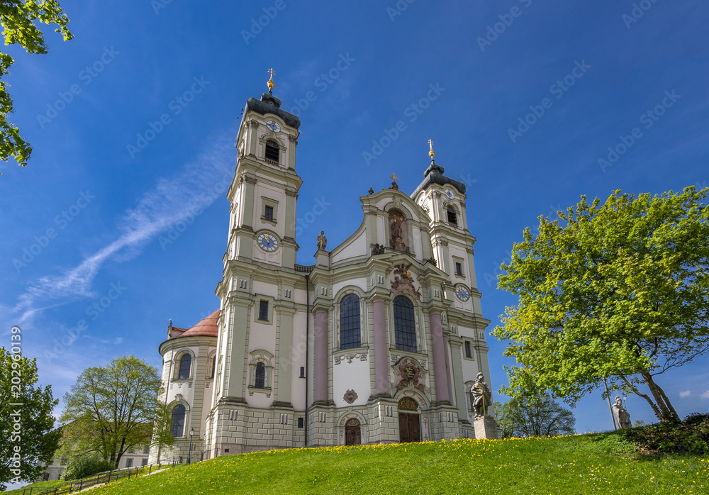 Φωτογραφία Basilica of the Benedictine Abbey in Ottobeuren, Swabia, Germany