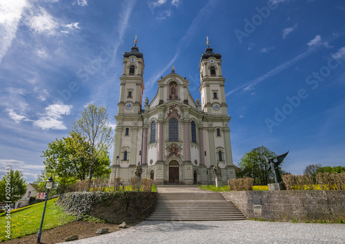 Basilica of the Benedictine Abbey in Ottobeuren, Swabia, Germany photo