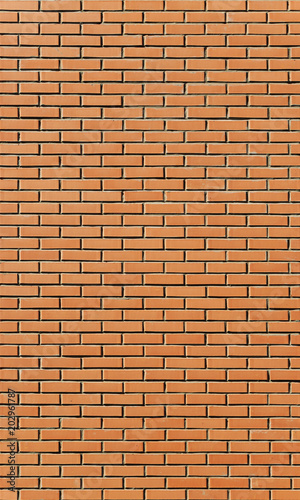 New brick wall surface