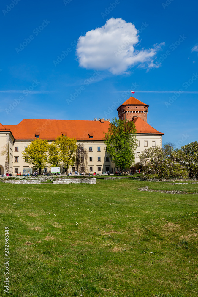 Le château du Wawel à Cracovie Le château du Wawel à Cracovie