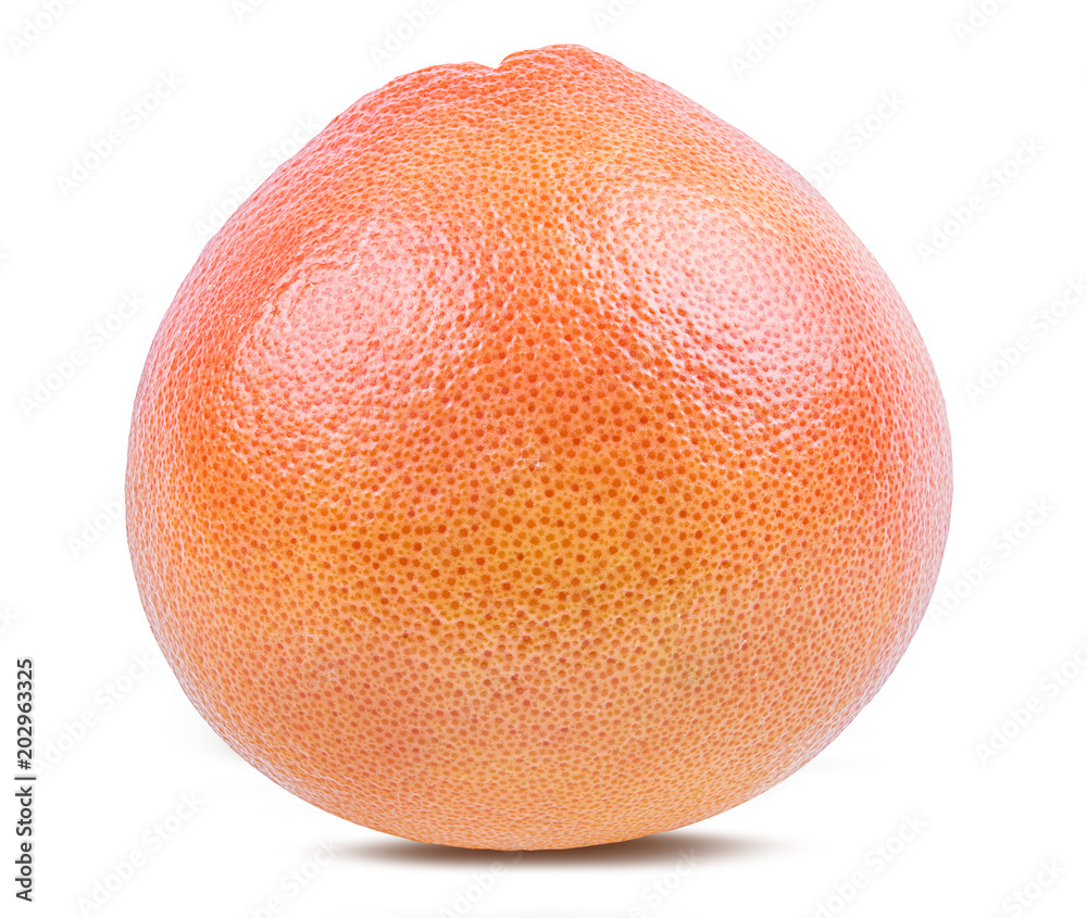 Fresh grapefruit isolated on white background with clipping path Fresh grapefruit isolated on white background with clipping path