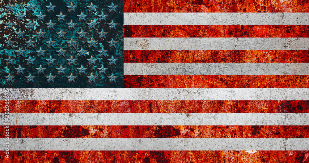 Φωτογραφία USA banner, national flag of United States of America