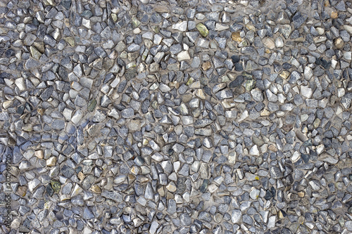 Stone background, stones. Stones pattern. Crushed stones texture