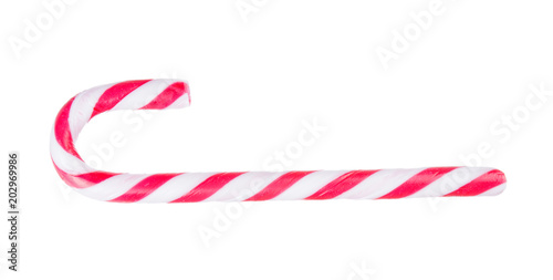 Tasty Candy cane isolated on white background