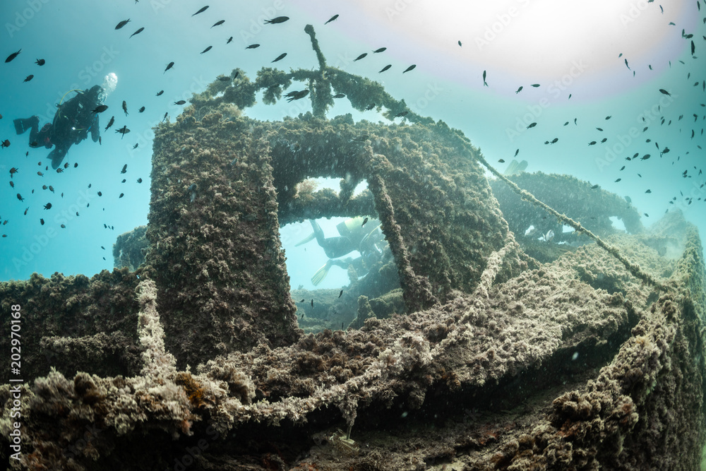 Φωτογραφία The CBA Tug and Harrier Jet wrecks at Cartagena in Murcia region, Spain