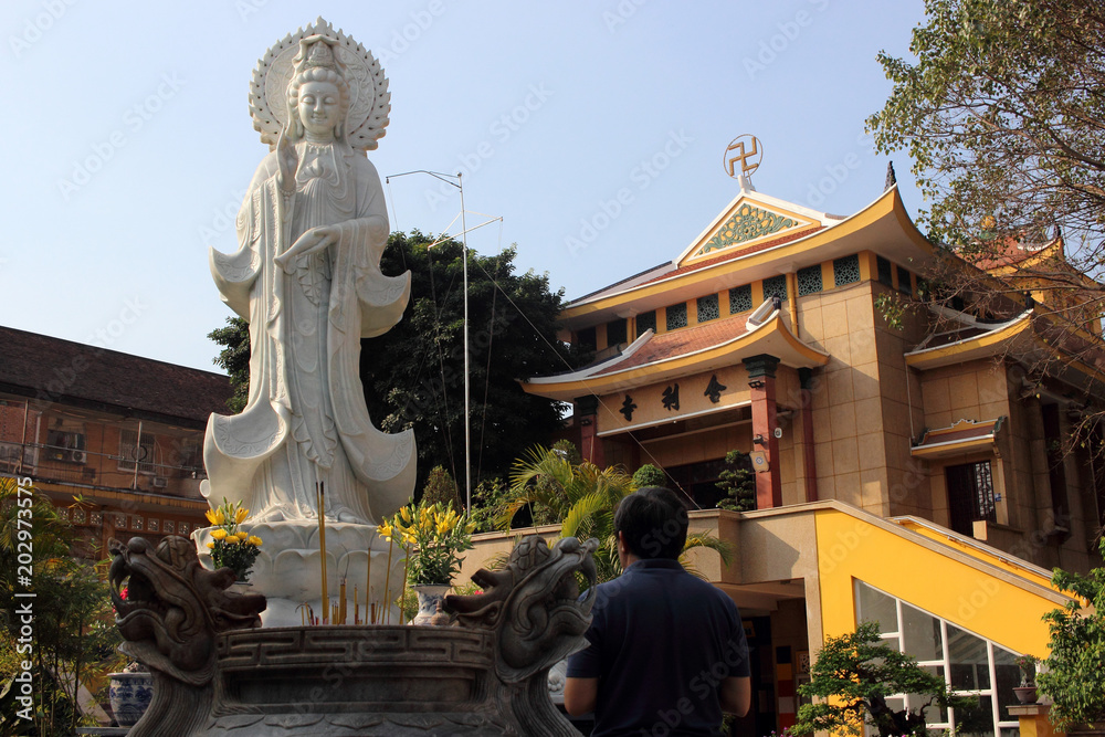 Obraz premium Xa loi Tempel